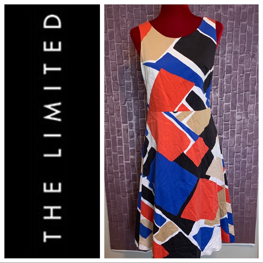 Primary Colors Stretch Cotton Midi Dress